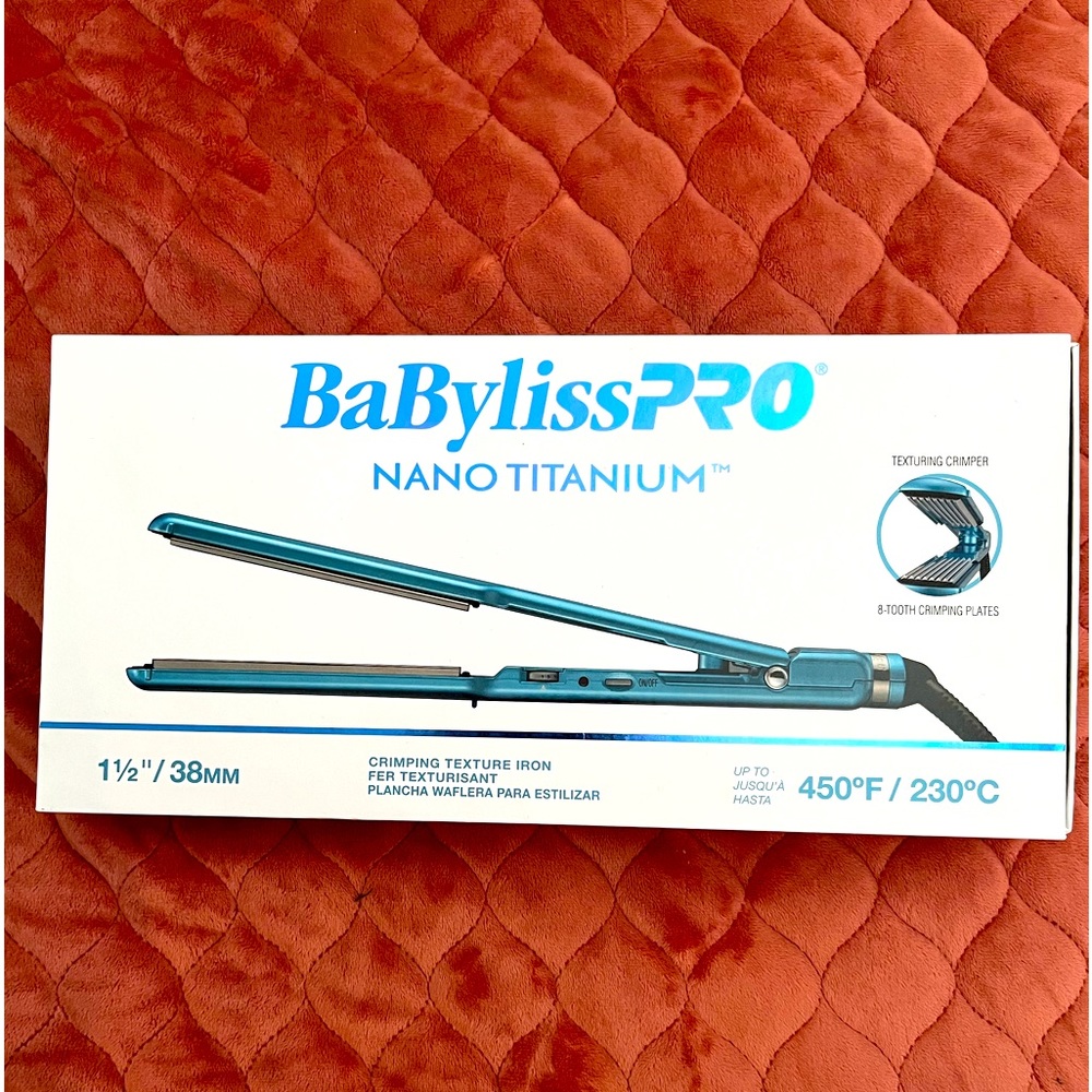 BABYBLISS PRO TITANIUM TEXTURE CRIMPER- BRAND NEW